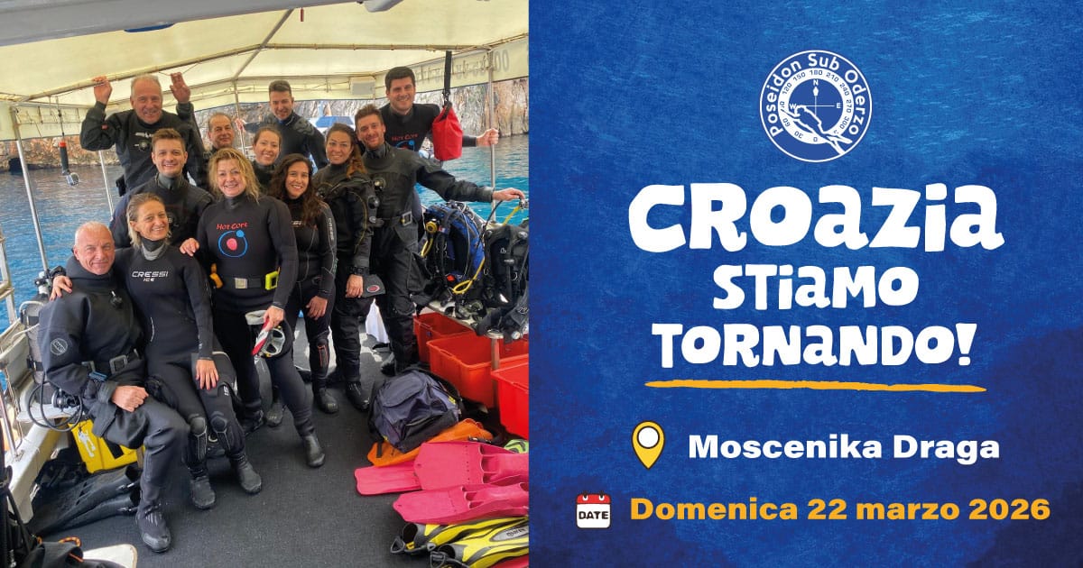 Uscita in Croazia a Mosceniska Draga