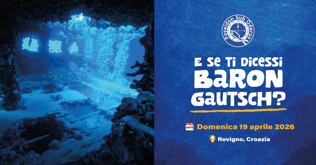 immersione baron gautsch Poseidon sub Oderzo